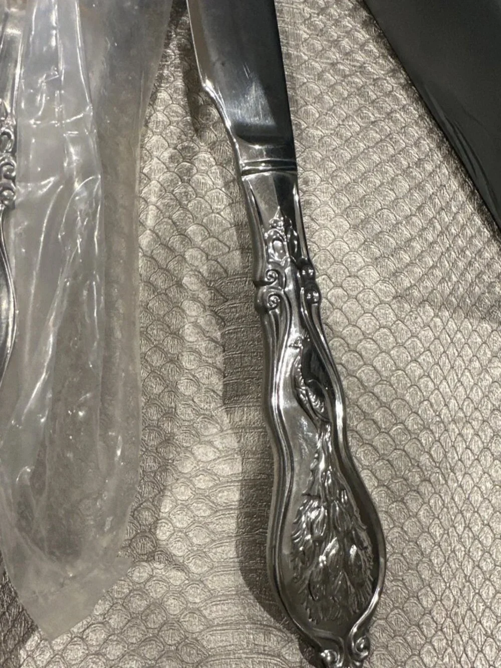 Wallace Peacock 45 Piece Service for 8 Stainless Steel 18/10 Flatware Set NEW